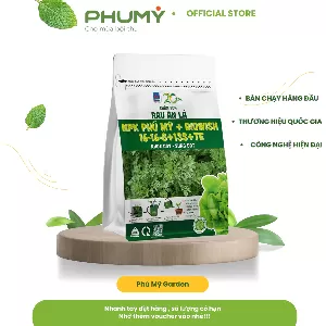 Phân Bón Đạm Phú Mỹ Cho Rau Ăn Lá NPK 16-16-8+13S+TE Túi 500gram